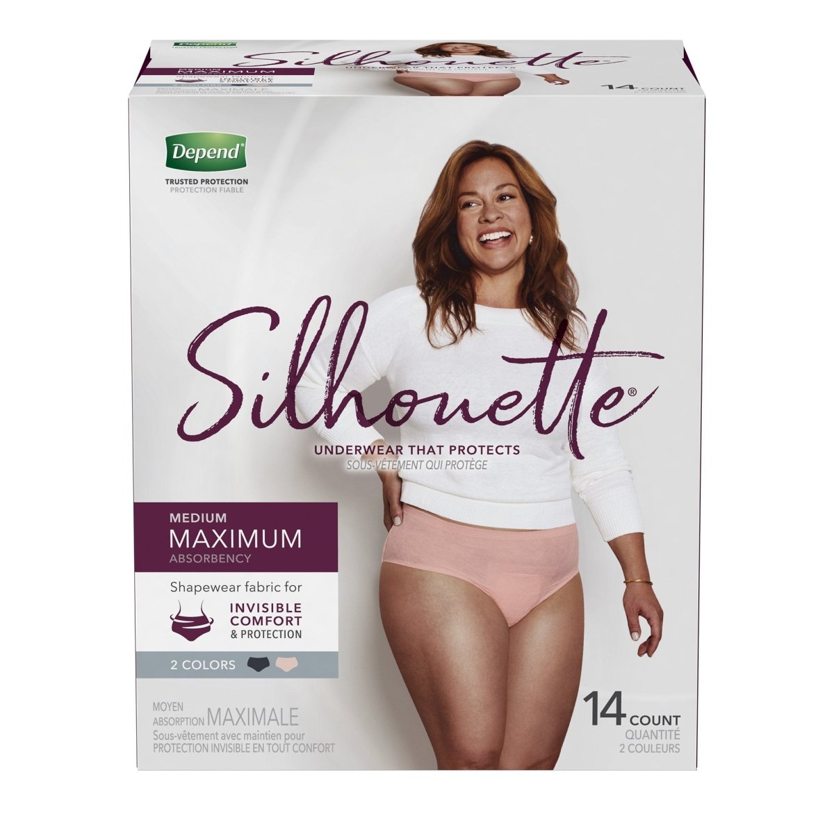 Depend Silhouette Pull On with Tear Away Seams -Female - 1160325_CS - 1 Depend Silhouette Pull On with Tear Away Seams -Female - 1160325_CS - 1