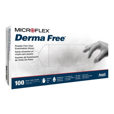 Derma Free Vinyl Exam Gloves - 816890_BX - 3 Derma Free Vinyl Exam Gloves - 816890_BX - 3