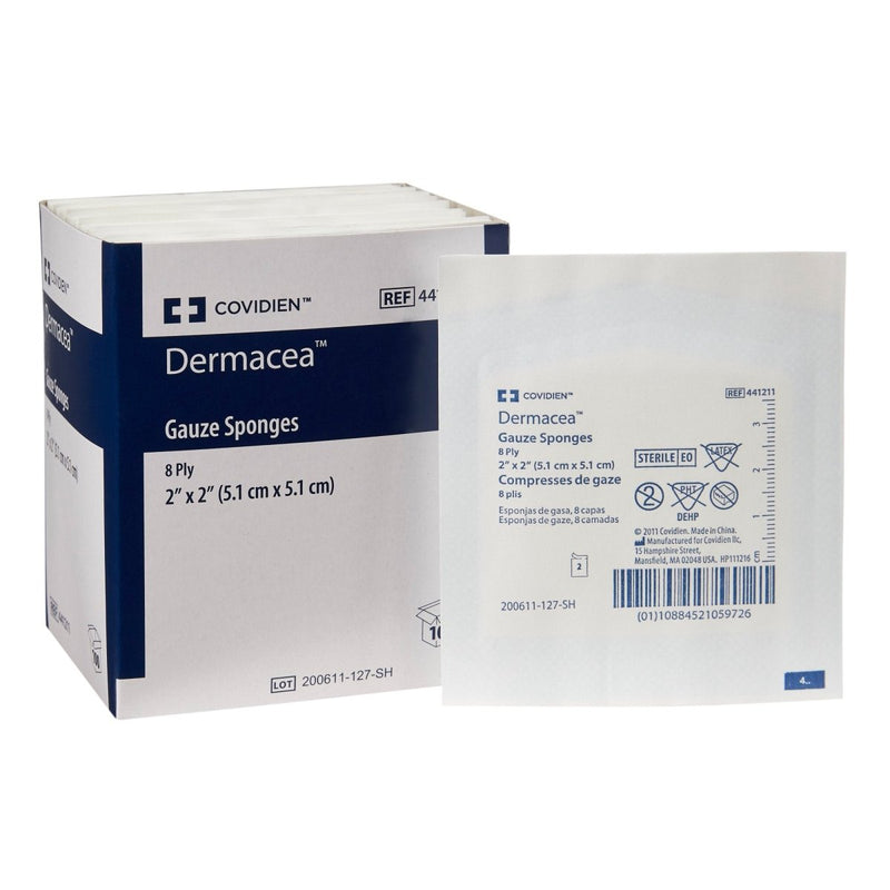 Dermacea Sterile Gauze Sponge - 1121148_BX - 1 Dermacea Sterile Gauze Sponge - 1121148_BX - 1