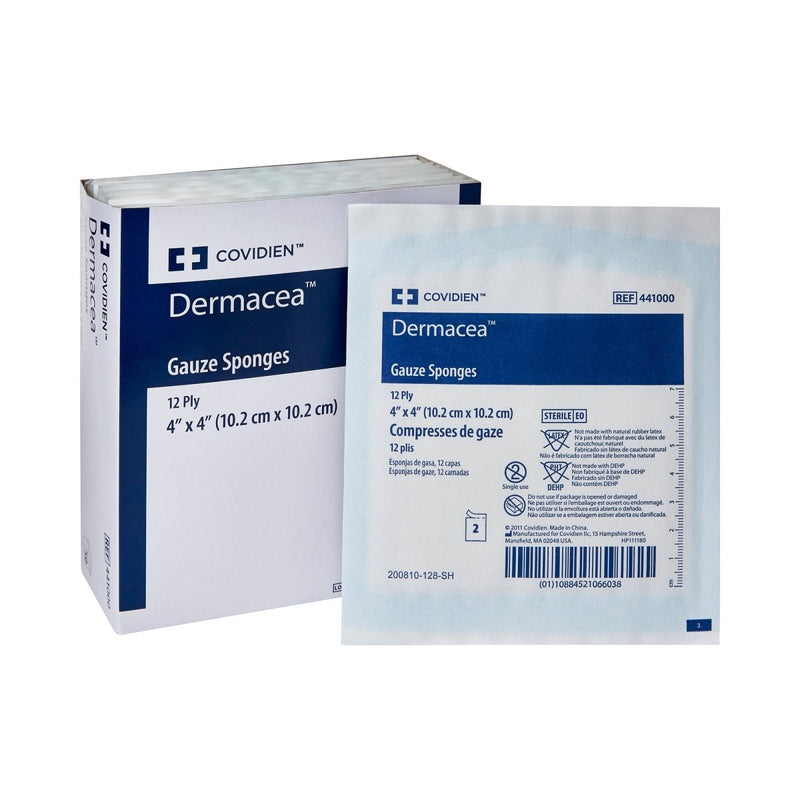 Dermacea Sterile Gauze Sponge - 763387_BX - 4 Dermacea Sterile Gauze Sponge - 763387_BX - 4