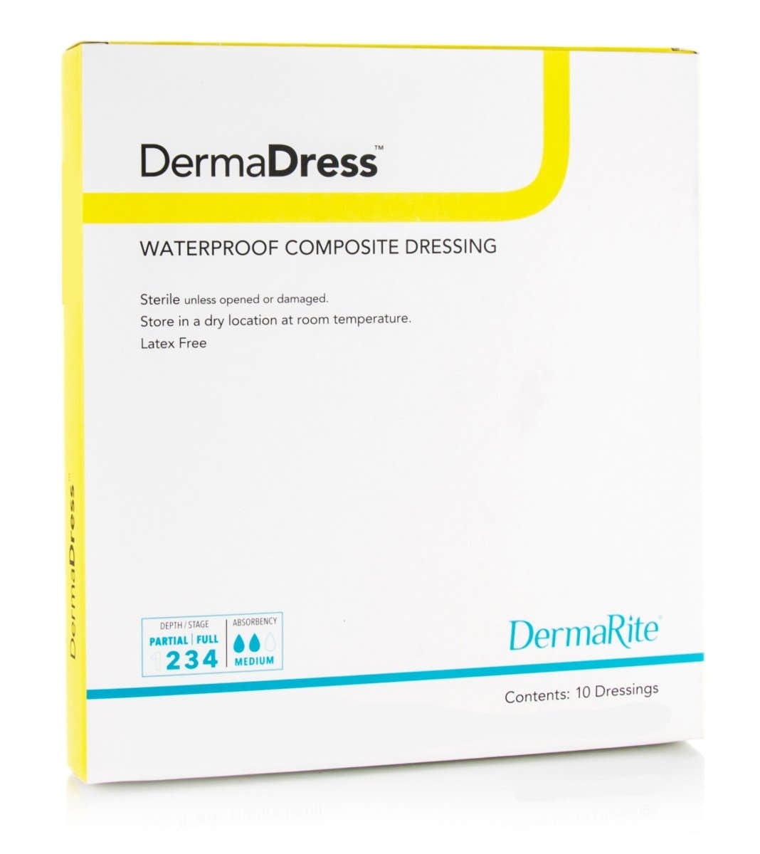 DermaDress Composite Dressing, 4 x 10 Inch - 946679_BX - 1 DermaDress Composite Dressing, 4 x 10 Inch - 946679_BX - 1