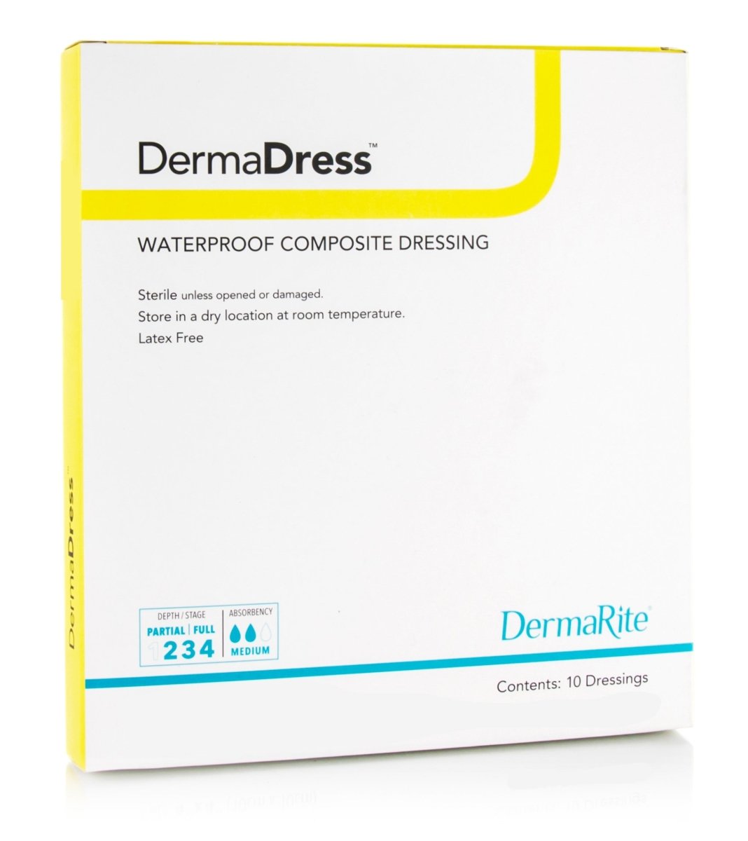 DermaDress Composite Dressing, 4 x 10 Inch - 946679_BX - 1 DermaDress Composite Dressing, 4 x 10 Inch - 946679_BX - 1