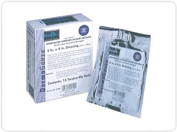 DermaGauze Impregnated Dressing, 4 x 4 Inch - 727081_BX - 1 DermaGauze Impregnated Dressing, 4 x 4 Inch - 727081_BX - 1