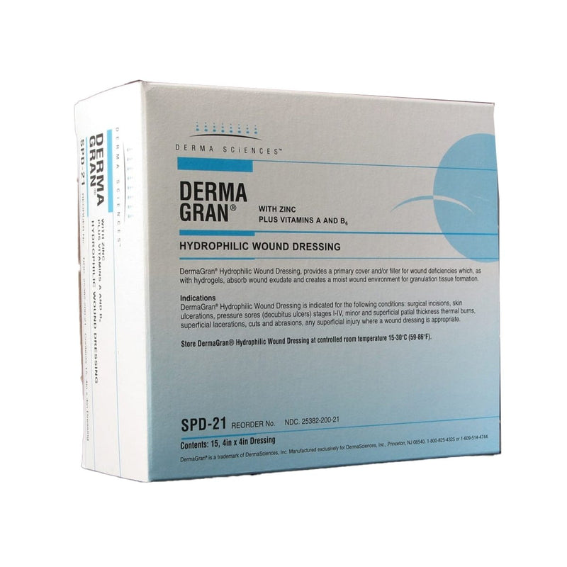 Dermagran B Impregnated Dressing, 4 x 4 Inch - 495506_BX - 1 Dermagran B Impregnated Dressing, 4 x 4 Inch - 495506_BX - 1