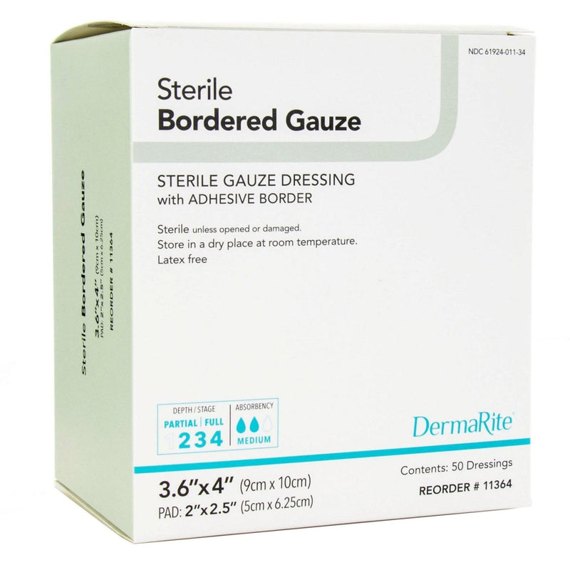 Dermarite Bordered Gauze Adhesive Dressing - 946442_BX - 5 Dermarite Bordered Gauze Adhesive Dressing - 946442_BX - 5