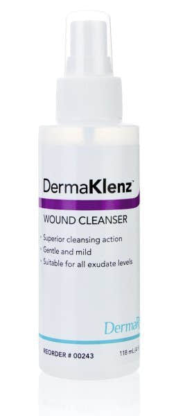 DermaRite DermaKlenz Wound Cleanser, 8 oz - 695541_EA - 1 DermaRite DermaKlenz Wound Cleanser - 729808_EA - 2