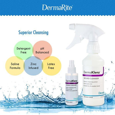 DermaRite DermaKlenz Wound Cleanser - 729808_EA - 4 DermaRite DermaKlenz Wound Cleanser - 729808_EA - 4