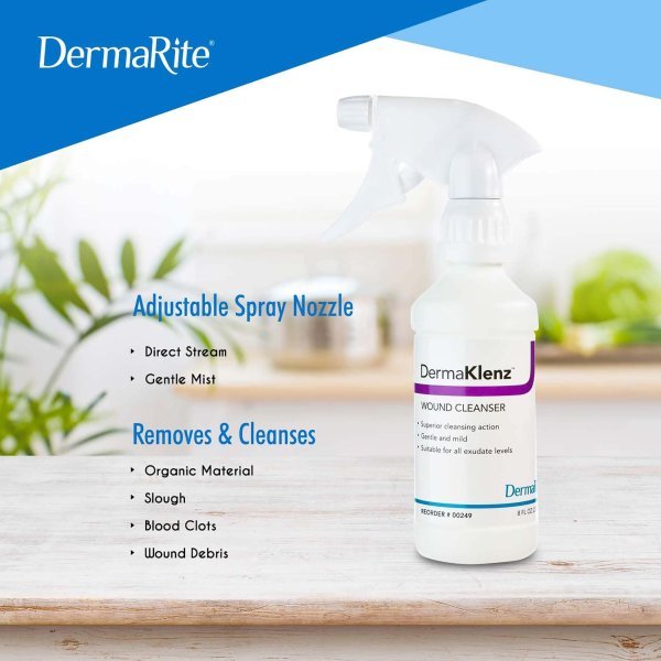 DermaRite DermaKlenz Wound Cleanser - 729808_EA - 6 DermaRite DermaKlenz Wound Cleanser - 729808_EA - 6