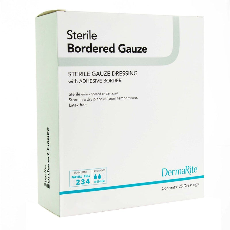 Dermarite Sterile Gauze Adhesive Dressing - 946444_BX - 3 Dermarite Sterile Gauze Adhesive Dressing - 946444_BX - 3