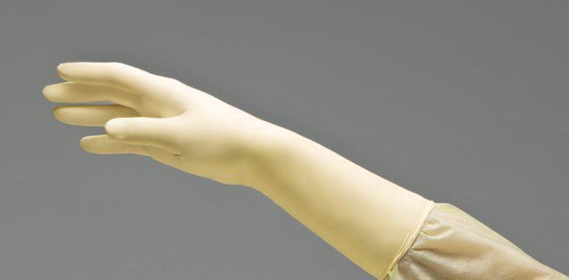 DermAssist Latex Standard Cuff Length Surgical Glove, Ivory - 812505_BX - 2 DermAssist Latex Standard Cuff Length Surgical Glove, Ivory - 812505_BX - 2