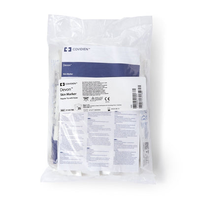 Devon Regular Tip Surgical Skin Marker With Ruler - 183115_BX - 1 Devon Regular Tip Surgical Skin Marker With Ruler - 183115_BX - 1