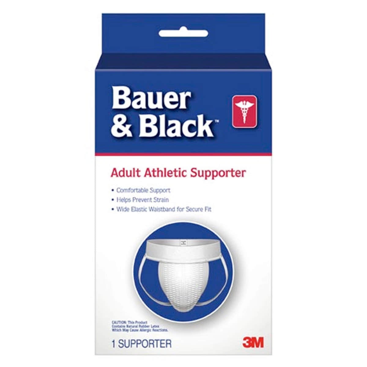 Bauer & Black Adult Athletic Supporter, Small -Case of 48 Bauer & Black Adult Athletic Supporter, Small -Case of 48