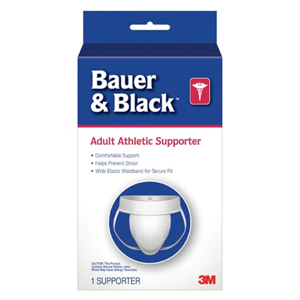 Bauer & Black Adult Athletic Supporter, Small -Case of 48 Bauer & Black Adult Athletic Supporter, Small -Case of 48