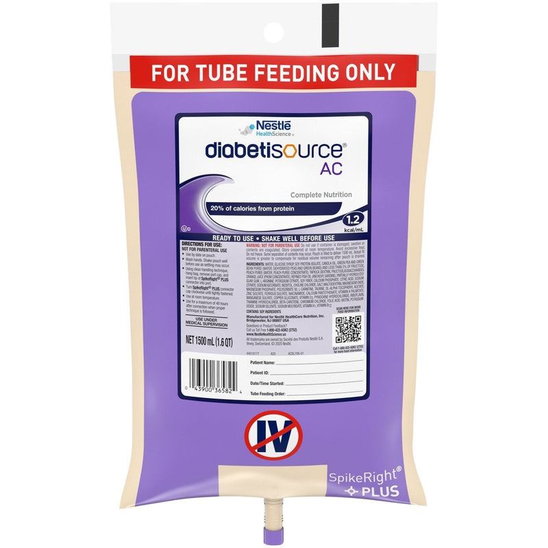 Diabetisource AC Tube Feeding Formula - 804537_EA - 10 Diabetisource AC Tube Feeding Formula - 804537_EA - 10