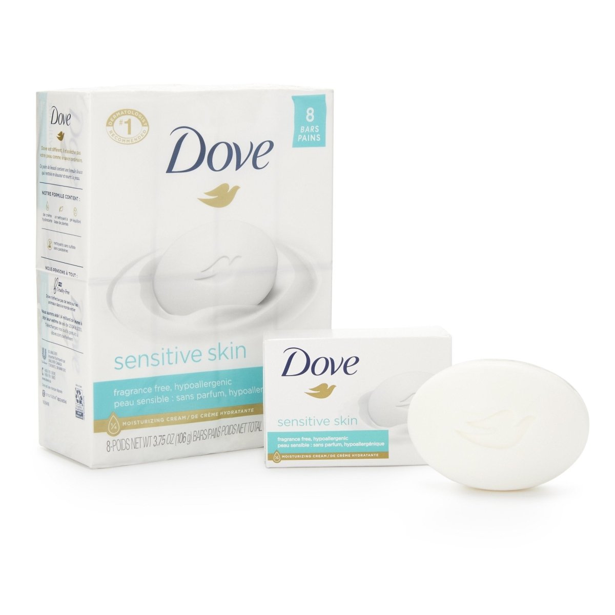 Dove Sensitive Skin Soap Bar - 954900_CS - 1 Dove Sensitive Skin Soap Bar - 954900_CS - 1