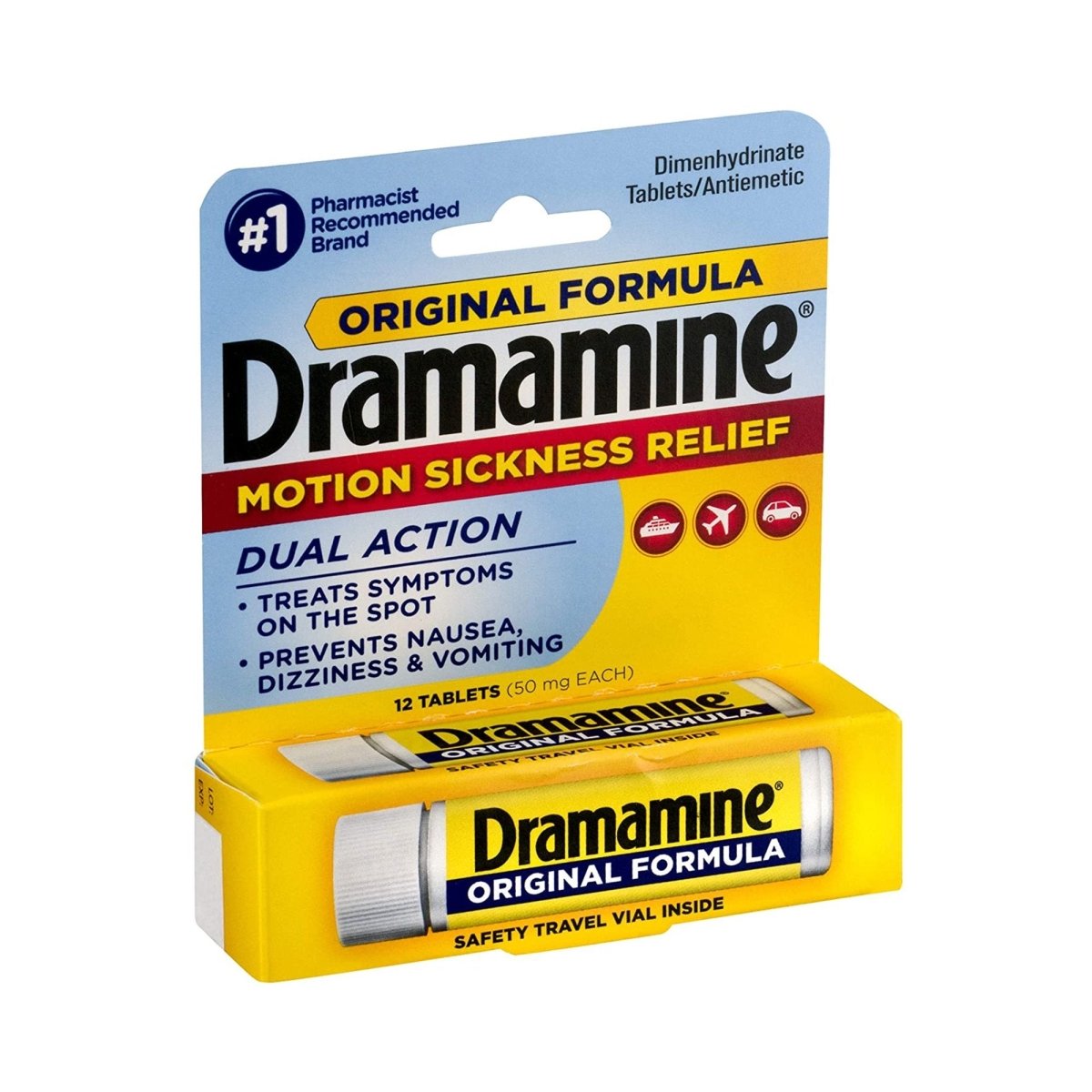 Dramamine Dimenhydrinate Nausea Relief - 976264_BT - 1 Dramamine Dimenhydrinate Nausea Relief - 976264_BT - 1