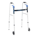 drive Aluminum Dual Release Folding Walker, 32 – 39 Inch Height - 741917_EA - 1 drive Aluminum Dual Release Folding Walker, 32 – 39 Inch Height - 741917_EA - 1