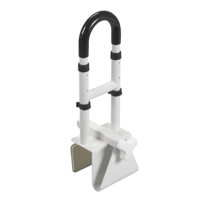 drive Clamp-On Tub Rail, White Steel, 14½ – 17 Inch Height - 780088_EA - 1 drive Clamp-On Tub Rail, White Steel, 14½ – 17 Inch Height - 780088_EA - 1