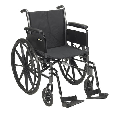 drive Cruiser III Dual Axle Lightweight Wheelchair Full Length Arm Elevating Legrest - 700953_EA - 1 drive Cruiser III Dual Axle Lightweight Wheelchair Full Length Arm Elevating Legrest - 700953_EA - 1