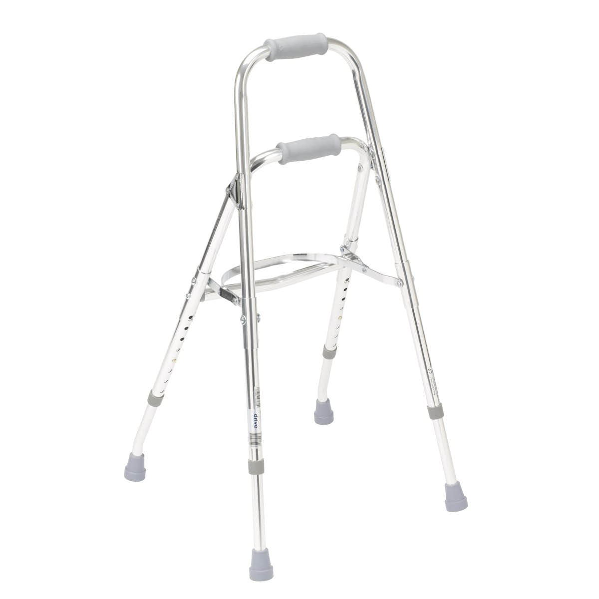 drive Hemi Aluminum Side Step Folding Walker, 29½ – 37 Inch Height - 740164_EA - 1 drive Hemi Aluminum Side Step Folding Walker, 29½ – 37 Inch Height - 740164_EA - 1