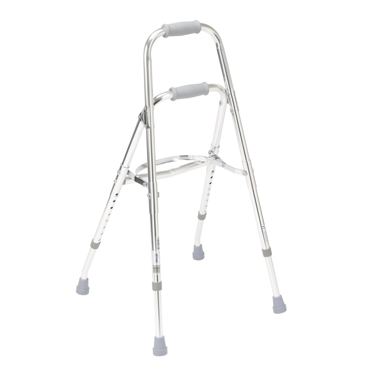 drive Hemi Aluminum Side Step Folding Walker, 29½ – 37 Inch Height - 740164_EA - 1 drive Hemi Aluminum Side Step Folding Walker, 29½ – 37 Inch Height - 740164_EA - 1