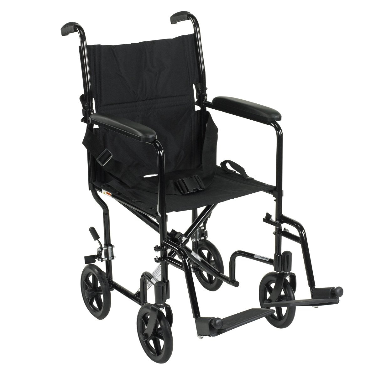 drive Lightweight Transport Chair, Black, 17-Inch Seat Width - 583861_EA - 1 drive Lightweight Transport Chair, Black, 17-Inch Seat Width - 583861_EA - 1