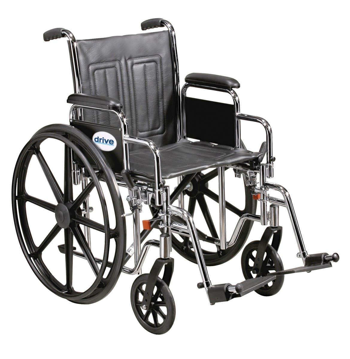 drive Sentra EC HD Bariatric Wheelchair Desk Length Arm, 20-Inch Seat Width -Each drive Sentra EC HD Bariatric Wheelchair Desk Length Arm, 20-Inch Seat Width - 726886_EA - 2