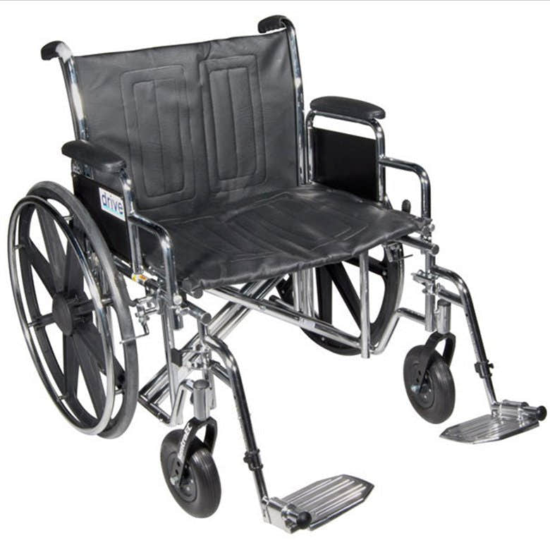 drive Sentra EC HD Bariatric Wheelchair Full Length Arm, 20-Inch Seat Width - 804746_EA - 1 drive Sentra EC HD Bariatric Wheelchair Full Length Arm, 20-Inch Seat Width - 804746_EA - 1