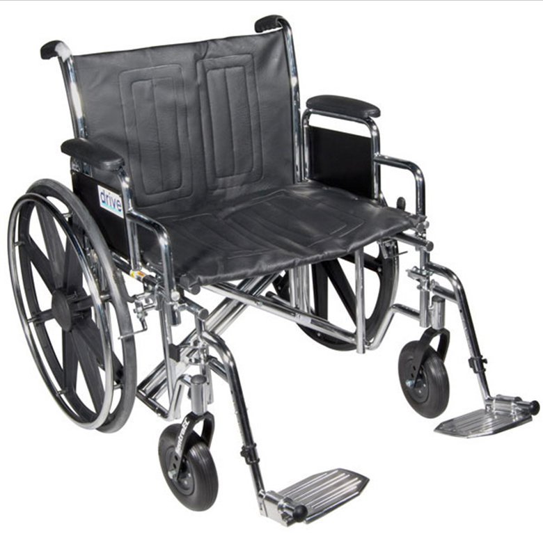 drive Sentra EC HD Bariatric Wheelchair Full Length Arm, 20-Inch Seat Width - 804746_EA - 1 drive Sentra EC HD Bariatric Wheelchair Full Length Arm, 20-Inch Seat Width - 804746_EA - 1