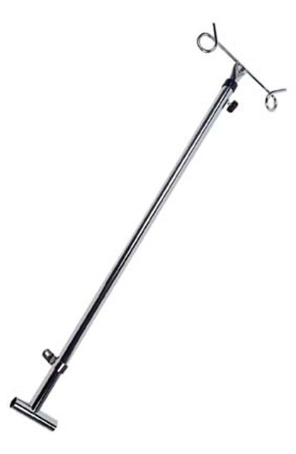 drive Telescoping IV Pole for Use With Wheelchair, 41.5 in. L x 3 in. W x 11 in. H, Steel - 624270_EA - 1 drive Telescoping IV Pole for Use With Wheelchair, 41.5 in. L x 3 in. W x 11 in. H, Steel - 624270_EA - 1