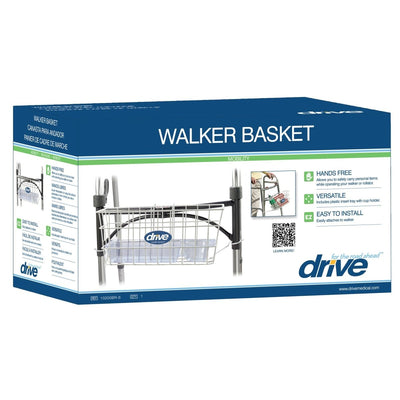 drive Walker Basket, Aluminum, Plastic Insert Included - 577672_EA - 2 drive Walker Basket, Aluminum, Plastic Insert Included - 577672_EA - 2