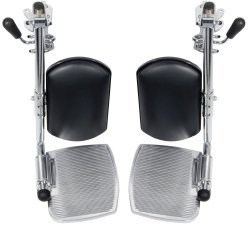 drive Wheelchair Foot Plate for Use With Bariatric Sentra EC heavy duty, Extra-wide Wheelchairs, 8 in. L x 6 in. W x 18 in. H, Steel - 998037_PR - 1 drive Wheelchair Foot Plate for Use With Bariatric Sentra EC heavy duty, Extra-wide Wheelchairs, 8 in. L x 6 in. W x 18 in. H, Steel - 998037_PR - 1
