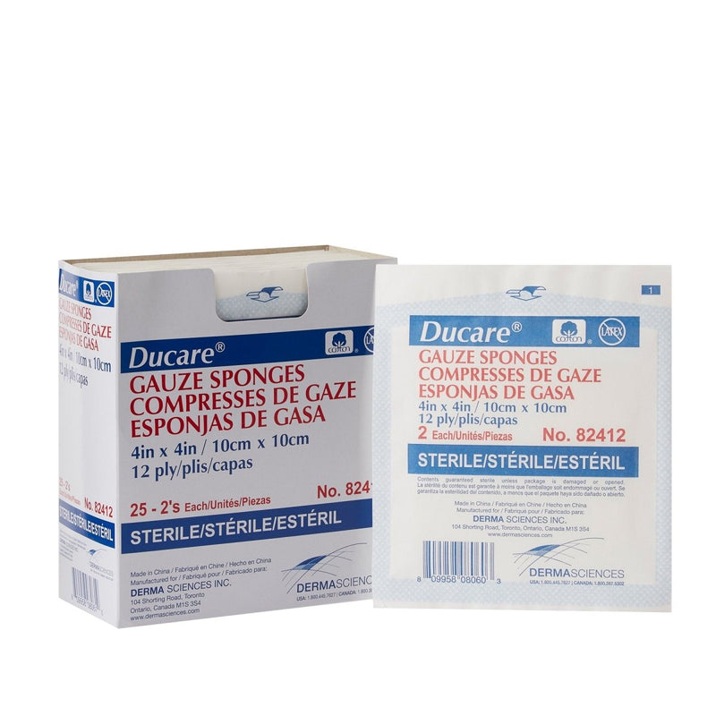 Ducare Sterile Gauze Sponge - 645795_BX - 2 Ducare Sterile Gauze Sponge - 645795_BX - 2