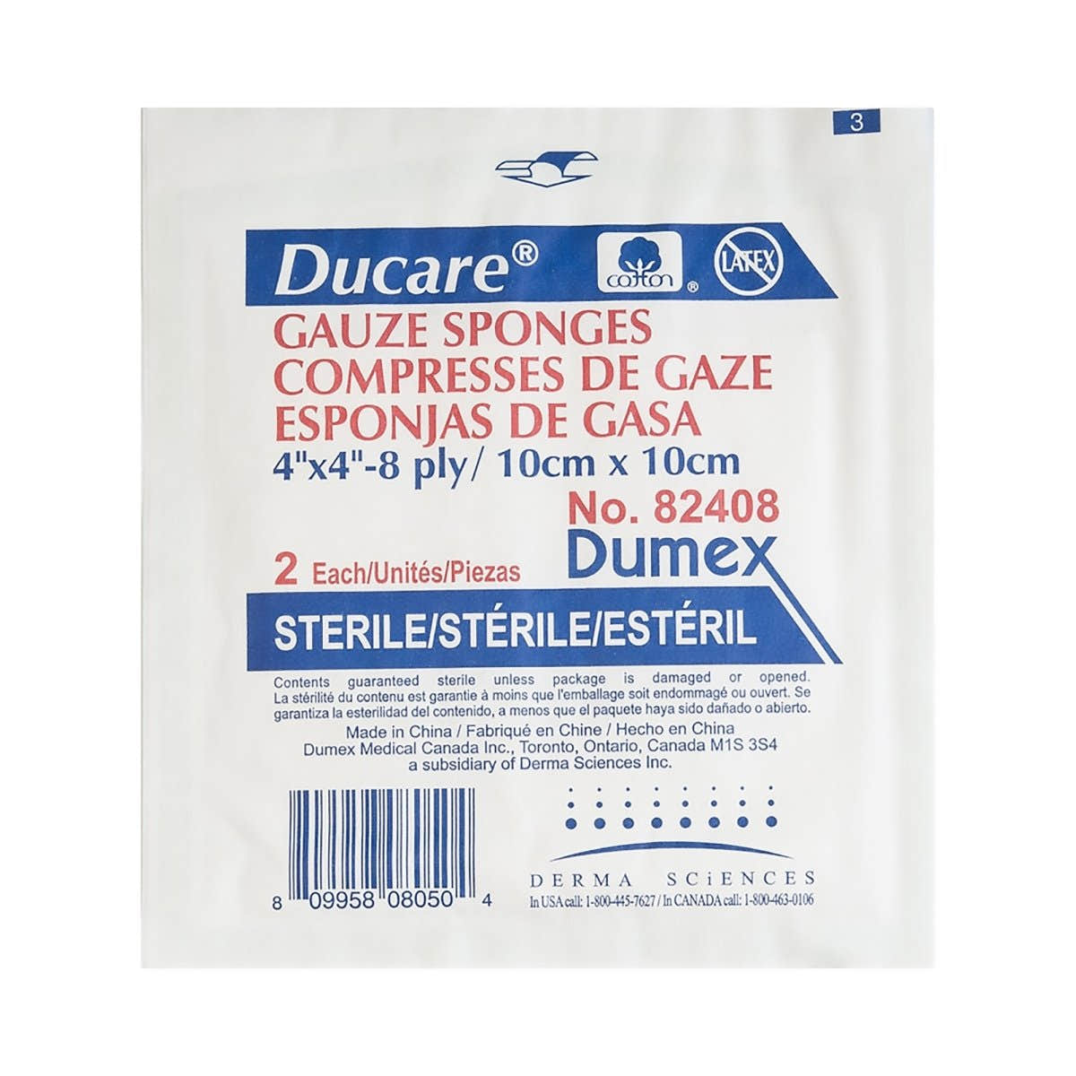 Ducare Sterile Gauze Sponge - 645792_BX - 1 Ducare Sterile Gauze Sponge - 645792_BX - 1
