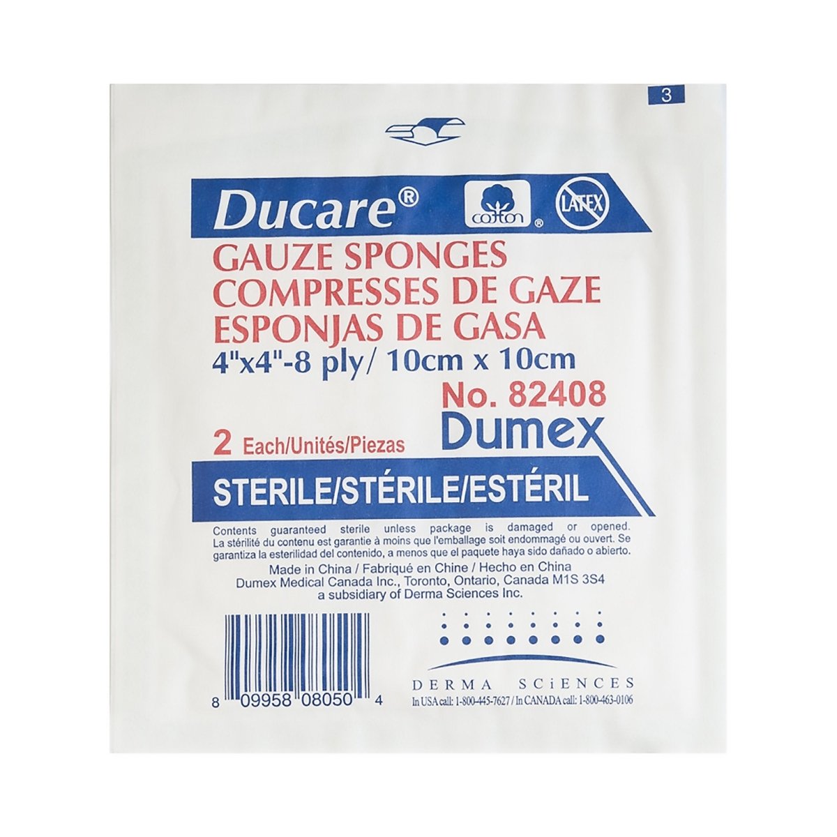 Ducare Sterile Gauze Sponge - 645792_BX - 1 Ducare Sterile Gauze Sponge - 645792_BX - 1