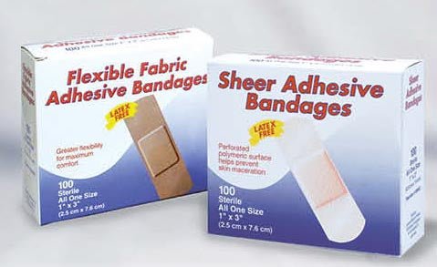 Dukal Fabric Tan Adhesive Bandage - 871685_BX - 1 Dukal Fabric Tan Adhesive Bandage - 871685_BX - 1
