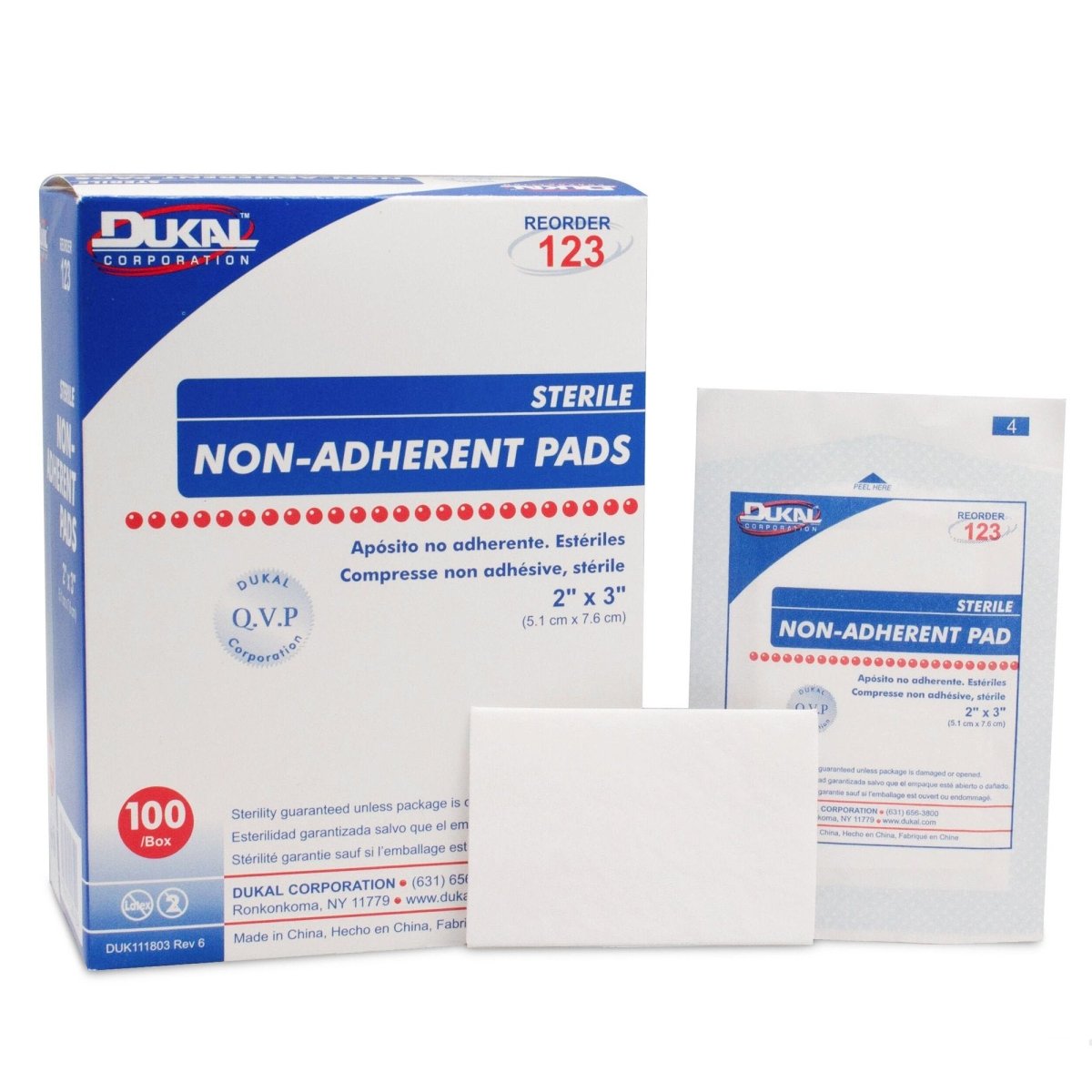 Dukal Nonadherent Dressing - 327221_BX - 1 Dukal Nonadherent Dressing - 327221_BX - 1