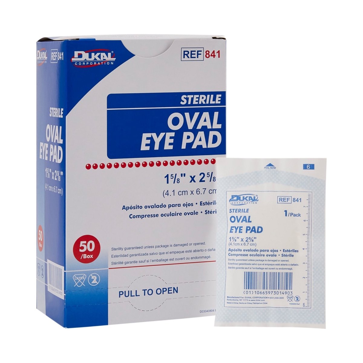Dukal Small Eye Pad - 647277_BX - 1 Dukal Small Eye Pad - 647277_BX - 1