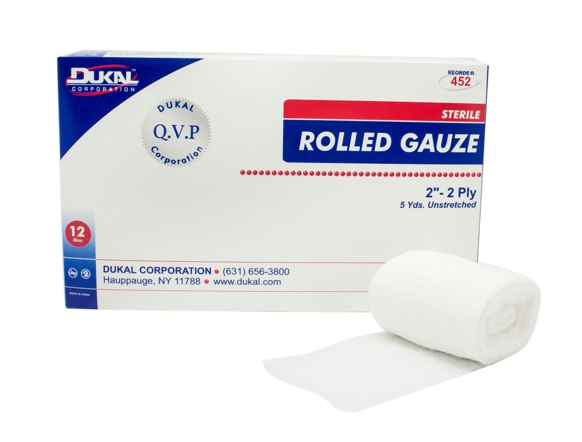 Dukal Sterile Fluff Bandage Roll - 519205_BG - 1 Dukal Sterile Fluff Bandage Roll - 519205_BG - 1
