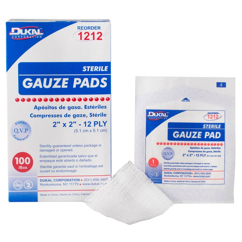 Dukal Sterile Gauze Sponge - 379710_BX - 2 Dukal Sterile Gauze Sponge - 379710_BX - 2