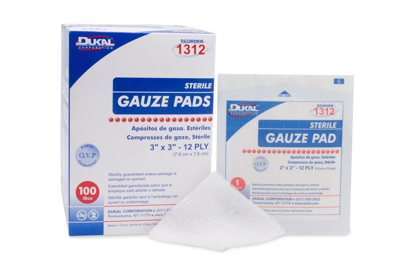 Dukal Sterile Gauze Sponge - 381306_BX - 3 Dukal Sterile Gauze Sponge - 381306_BX - 3