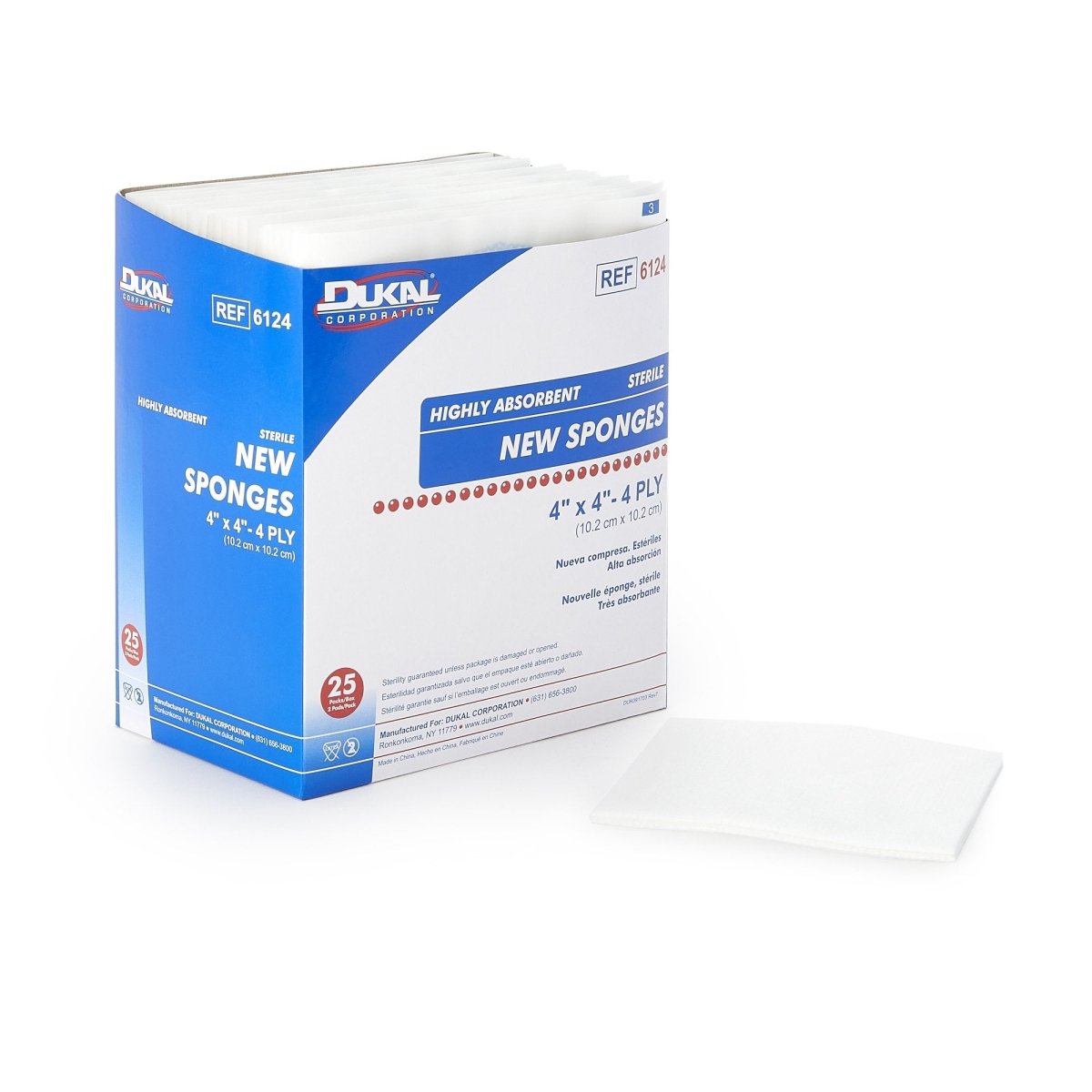 Dukal Sterile Nonwoven Sponge - 813502_BX - 1 Dukal Sterile Nonwoven Sponge - 813502_BX - 1