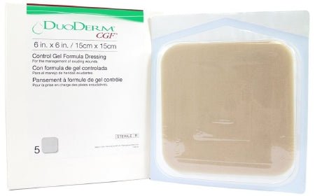 DuoDerm CGF Border Hydrocolloid Dressing, 4 x 5 Inch Triangle - 198899_BX - 1 DuoDerm CGF Border Hydrocolloid Dressing, 4 x 5 Inch Triangle - 198899_BX - 1