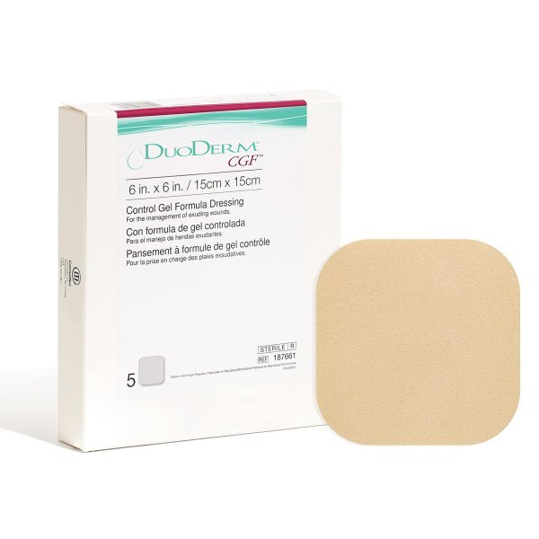 DuoDerm CGF Hydrocolloid Dressing - 185893_BX - 1 DuoDerm CGF Hydrocolloid Dressing - 185893_BX - 1