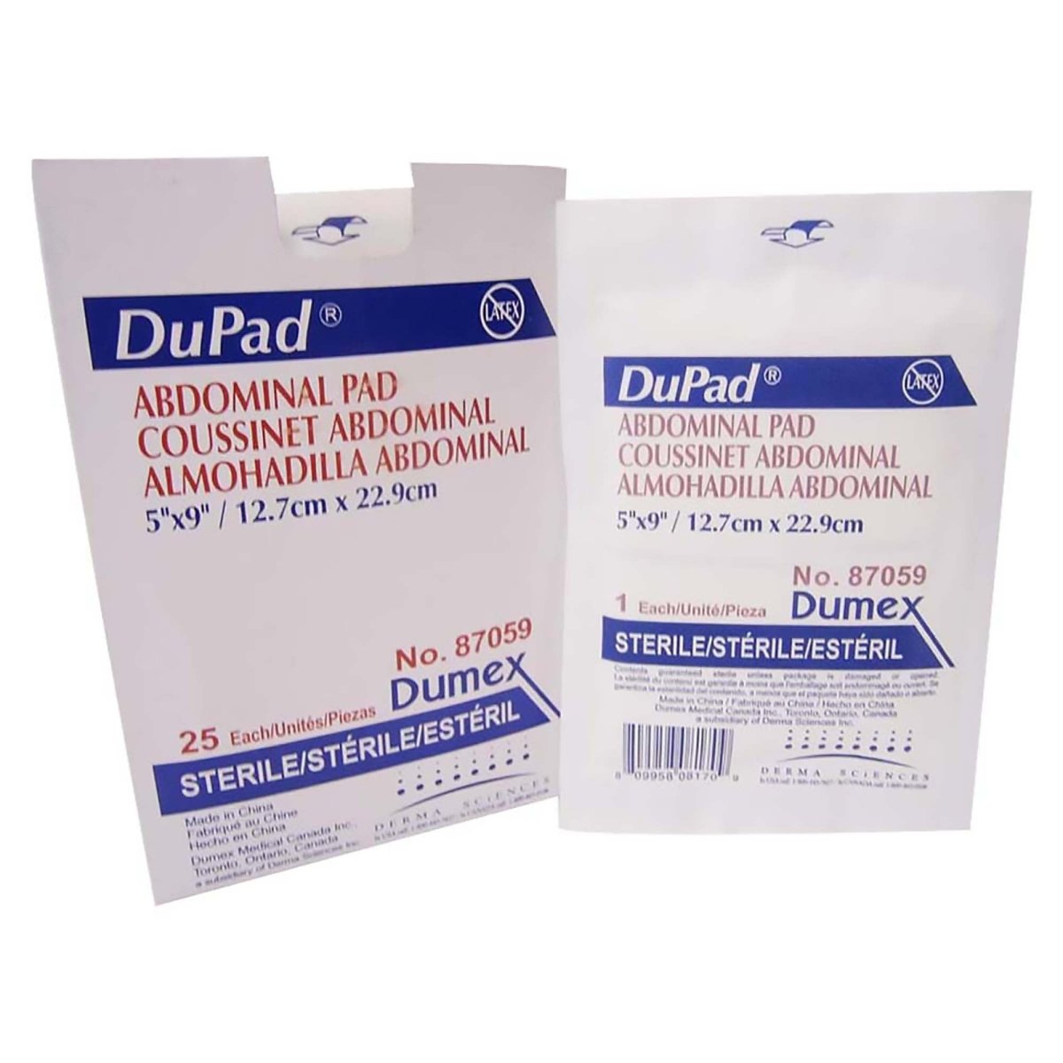 Dupad Sterile ABDominal Pad - 645793_BX - 1 Dupad Sterile ABDominal Pad - 645793_BX - 1