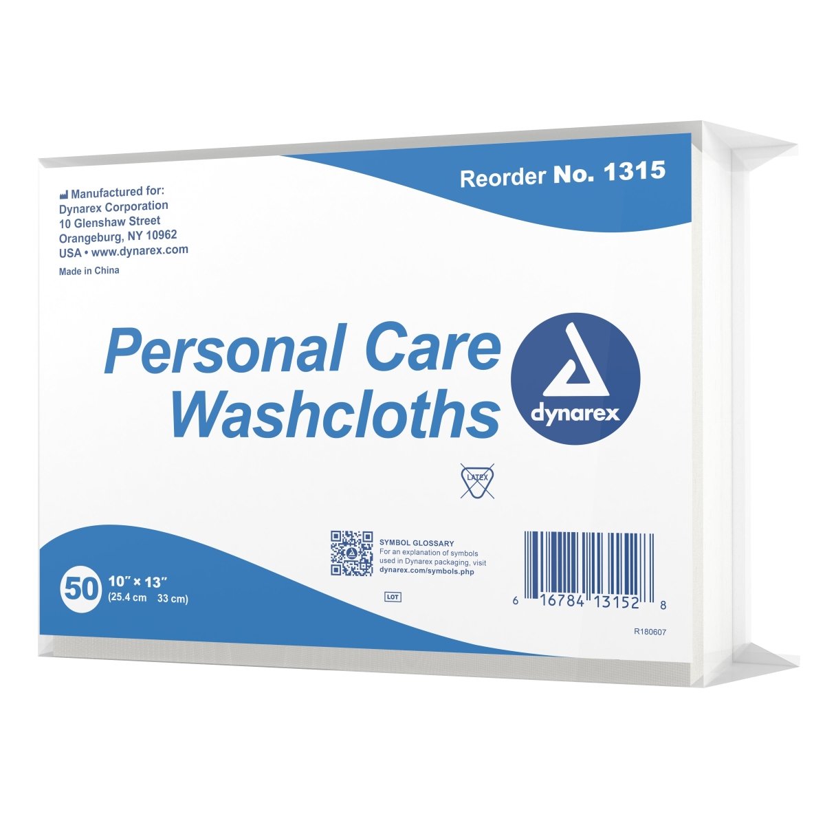 Dynarex Disposable Washcloth - 837502_BG - 1 Dynarex Disposable Washcloth - 837502_BG - 1