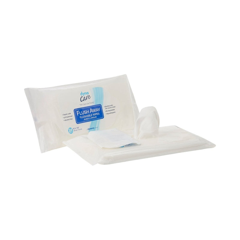 Dynarex Flush Away Personal Wipes - 903652_CS - 1 Dynarex Flush Away Personal Wipes - 903652_CS - 1