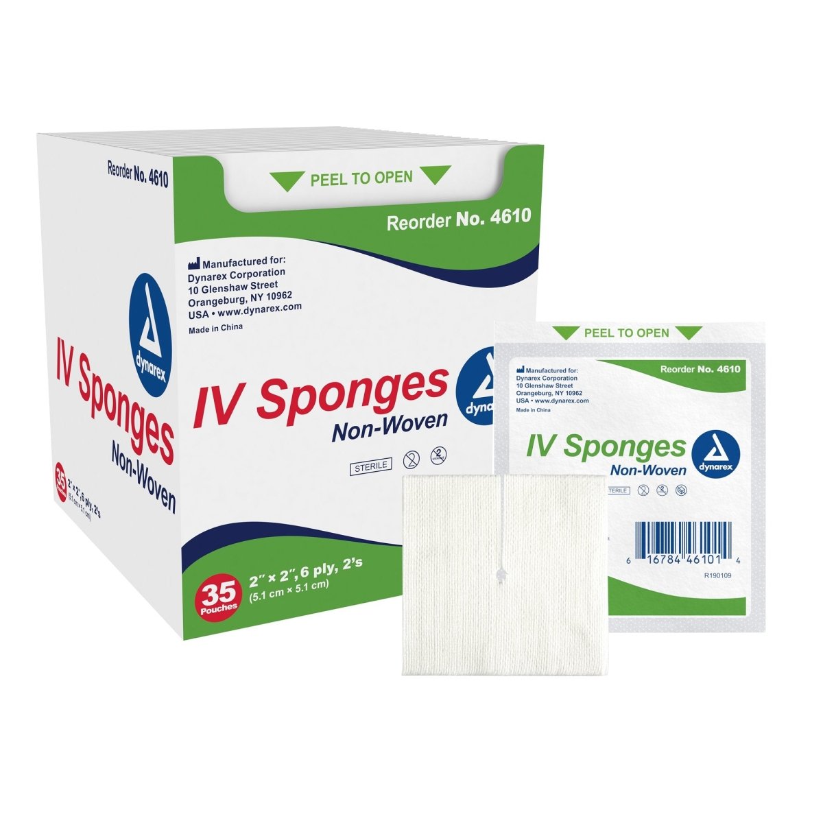 Dynarex I.V. / Drain Split Dressing - 865437_BX - 1 Dynarex I.V. / Drain Split Dressing - 865437_BX - 1