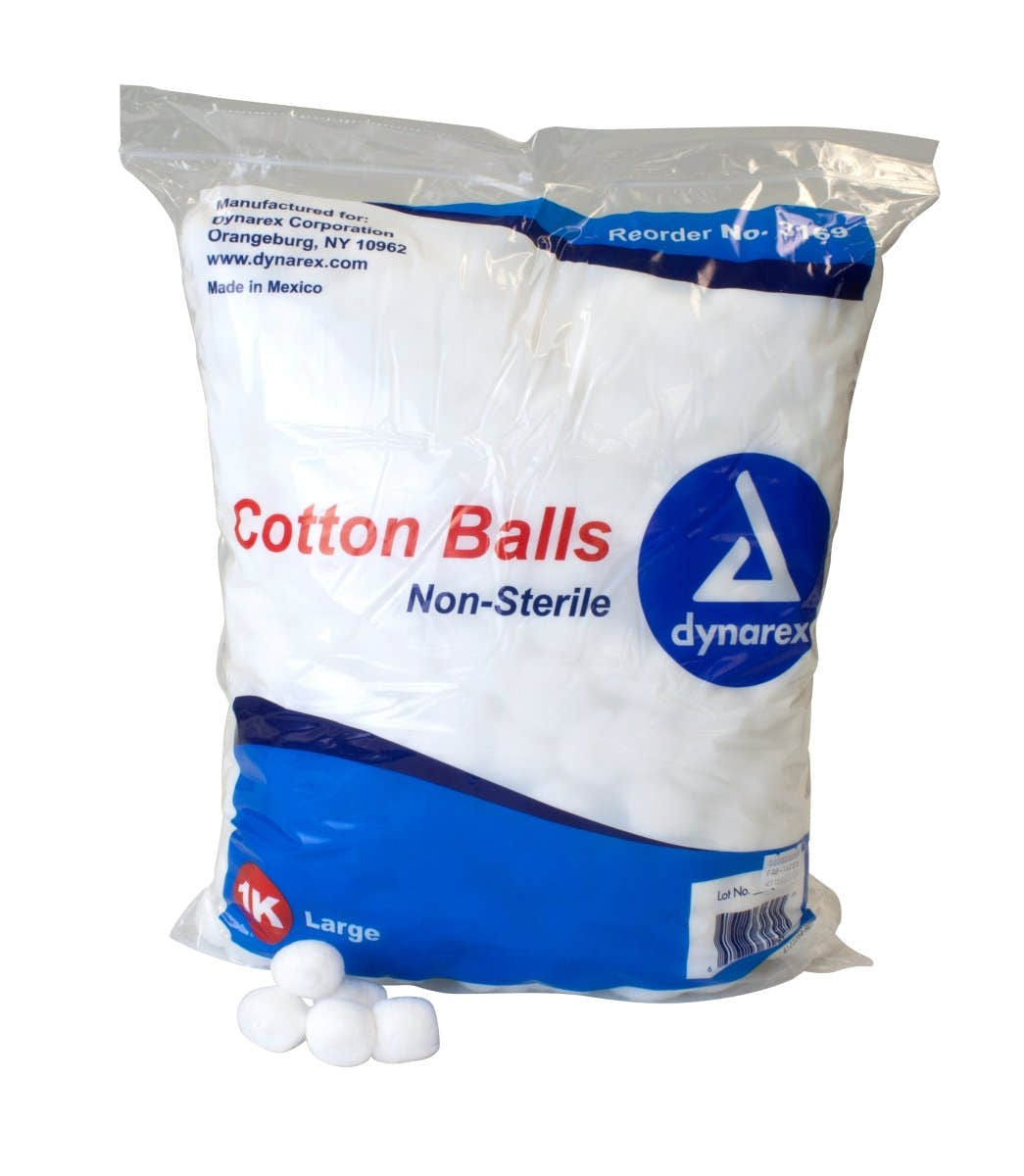 Dynarex Large Cotton Balls - 826649_CS - 1 Dynarex Large Cotton Balls - 826649_CS - 1