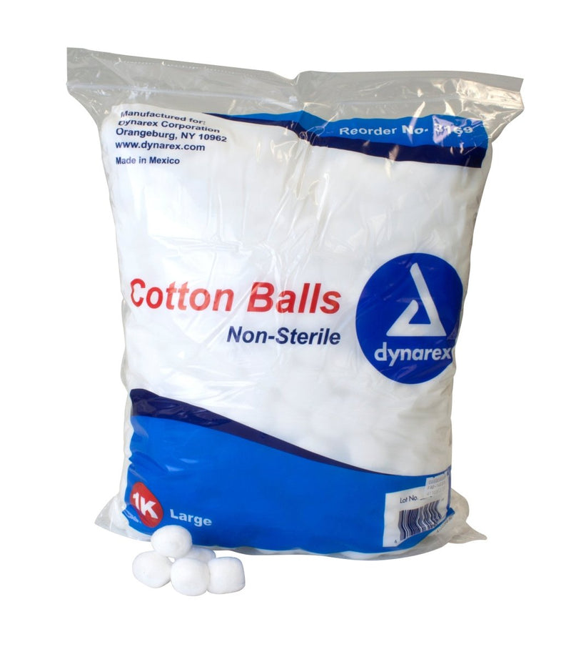 Dynarex Large Cotton Balls - 826649_CS - 1 Dynarex Large Cotton Balls - 826649_CS - 1